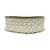 Fita de Renda Com Pontos Cruzados 38mm | Metro | Cor: Off White - Imagem 1