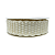 Fita Rendada Flor de Linha 38mm | Metro | Cor: Off White - Imagem 1
