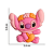 Aplique Emborrachado Personagem Stitch ou Angel Com Flor e Coração - Imagem 5