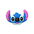 Aplique Emborrachado Personagem Rosto Stitch - Imagem 3