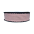 Fita Cotele Com Borda Trabalhada 38mm | Metro | Cor: Rose - Imagem 1