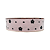 Fita Cotele Com Flor 38mm | Metro | Cor: Rosa - Imagem 1