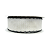 Fita Tweed Quadriculada Com Borda Trabalhada 38mm | Metro | Cor: Branco - Imagem 1