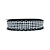 Fita Tweed Quadriculada Com Borda Trabalhada 25mm | Metro | Cor: Preto e Branco - Imagem 1