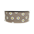 Fita Com Flor Margarida 38mm | Metro | Cor: Cappuccino - Imagem 1