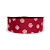 Fita Com Flor Margarida 38mm | Metro | Cor: Vermelho - Imagem 1