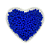 Pompom Mini 10mm C/ 100 unidades | Cor: Azul Royal - Imagem 1