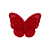 Aplique Borboleta Organza Dupla - Imagem 4