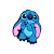 Aplique Emborrachado Personagem Stitch 4 - Imagem 1