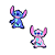 Aplique Emborrachado Personagem Stitch e Angel 8 - Imagem 1