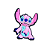 Aplique Emborrachado Personagem Stitch e Angel 8 - Imagem 4