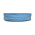 Fita Rendada Flor Dupla 38mm | Metro | Cor: Azul - Imagem 1