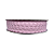 Fita Rendada Flor Dupla 38mm | Metro | Cor: Rosa Bebê - Imagem 1
