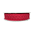 Fita Rendada Flor Dupla 38mm | Metro | Cor: Vermelho - Imagem 1