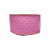 Fita Organza Com Poá Dourado 40mm | Metro | Cor: Rosa - Imagem 1