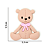 Aplique Emborrachado Urso Sentado - Imagem 2