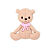 Aplique Emborrachado Urso Sentado - Imagem 1