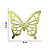 Aplique Borboleta Lonita Dourada - Imagem 2