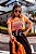 T-SHIRT CHRYSTAL - LARANJA NEON - Imagem 2