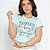 T-SHIRTS DEUS É BOM O TEMPO TODO - VERDE BEBÊ COM STRASS - Imagem 1
