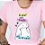 T-SHIRT "O DIA ESTA LINDO MAS EU TO MAIS" - ROSA BEBÊ - Imagem 1