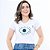 T-SHIRT OLHO GREGO "SORTE DE SER ABENCOADA" - BRANCO - Imagem 1