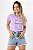 T-SHIRT EU SOU UMA CARTA ESCRITA POR DEUS ALTO RELEVO - LAVANDA - Imagem 1