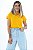 T- SHIRT LISA - MOSTARDA - Imagem 1