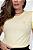 T-SHIRT LISA -  AMARELO PASTEL - Imagem 1