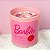 Vela Aromática Morango - Barbie - Cera vegetal - 150g - Imagem 1
