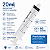 Seringa Descartável Luer Lock 20ml Descarpack 50 unidades - Imagem 3