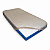 Capa de Colchão Caixa de Ovo Vapt Vupt Siliconado 1.880mmx 880mm Marrom - Imagem 1