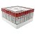 Tubo para Coleta de Sangue a Vácuo 4ml Siliconizado Vermelho 100 tubos - Imagem 1