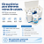 Fita Adesiva Micropore Branca 100mm x 10m Wiltex 6 unidades - Imagem 4