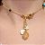 COLAR FEMININO COM PEDRAS NATURAIS "SISTEMA SOLAR" - Imagem 2