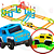 Pista Trilha Maluca com Carrinho e Acessórios - Imagem 1