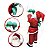 Papai Noel Subindo Escada Decoração de Natal - Imagem 1