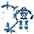 Blocos de Montar 3 em 1 Robô Dinossauro e Nave Brinquedo Transformers - Imagem 4