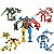 Blocos de Montar 3 em 1 Robô Dinossauro e Nave Brinquedo Transformers - Imagem 1