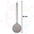 Escumadeira Silicone com Cabo Inox - Imagem 3