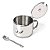 Açucareiro Inox 450ml com Tampa e Colher - Imagem 1