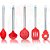 Jogo Kit de Cozinha 5 Pçs de Silicone com Cabo Inox - Imagem 1