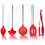 Conjunto Utensílios de Cozinha Colheres de Silicone 5 Pçs - Imagem 2