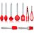 Conjunto 9 Pçs de Silicone Utensílios Cozinha - Imagem 1