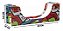 Pista Skate de Dedo Half Pipe Radical MDF Deck Grafitado - Imagem 2