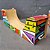 Pista Skate de Dedo Half Pipe Radical MDF Deck Grafitado - Imagem 5