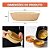 Kit 50 Protetores de Papel Descartável para Fritadeira Air Fryer - Imagem 5