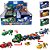 Blocos De Montar 2 Em 1 Carrinho e Robô Brinquedo Transformers - Imagem 1