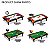 Mesa Multijogos 5 em 1 Mesa de Bilhar Mini Sinuca Aerogame Air Hockey Jogo de Basquete Jogo de Futebol - Imagem 4