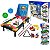 Mesa Multijogos 5 em 1 Mesa de Bilhar Mini Sinuca Aerogame Air Hockey Jogo de Basquete Jogo de Futebol - Imagem 1